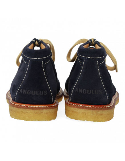 Apron toe with contrast stitching Navy 2