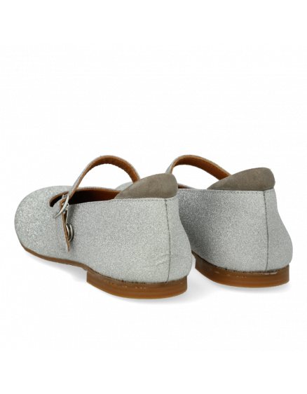 Туфлі Ballerina Mary Jane Silver Fine 3