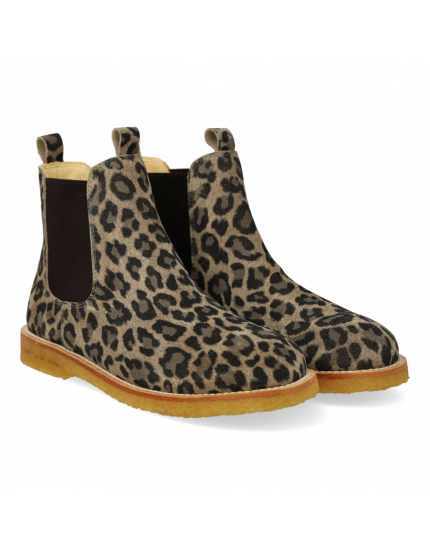 Chelsea Boot with elastic Beige Leo Brown 31