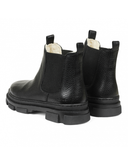 Chelsea Boot with wool lining Black 5