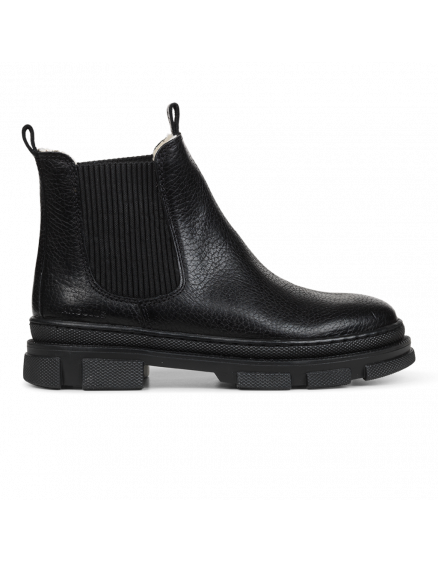Chelsea Boot with wool lining Black 4