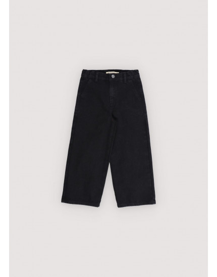 TNS Denim Wide Leg Pant Black 16Y