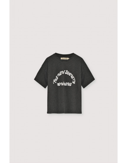 Nico T-shirt Galactic Grey Melange 10Y