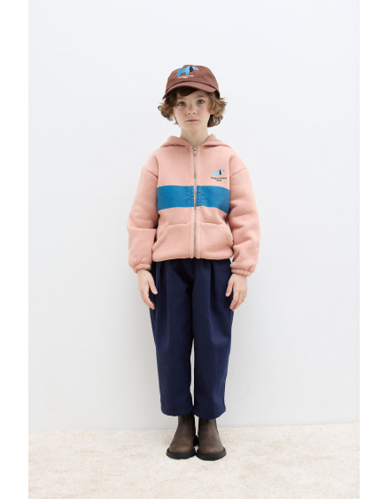 Blue Dog Hoodie Pink 4