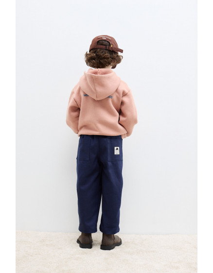 Blue Dog Hoodie Pink 3