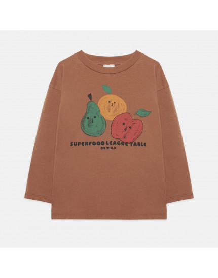 Fruity L/S T-shirt Brown 2Y