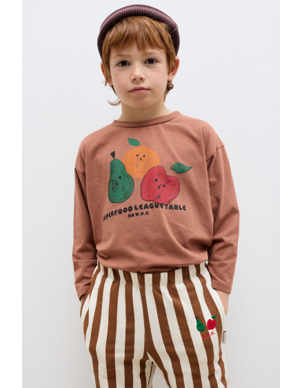 Fruity L/S T-shirt Brown 2
