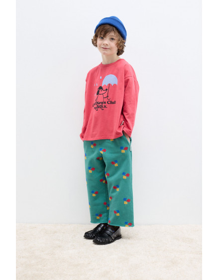 Rainy Dog L/S T-shirt Red 3