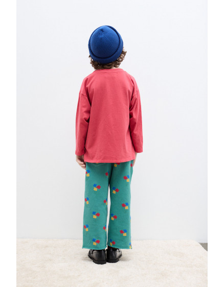 Rainy Dog L/S T-shirt Red 2