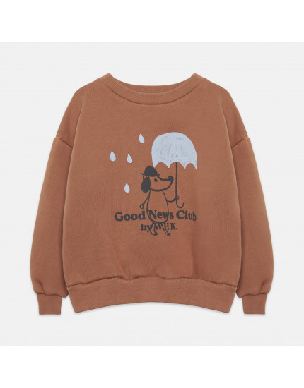 Rainy Dog Sweatshirt Brown 11-12Y