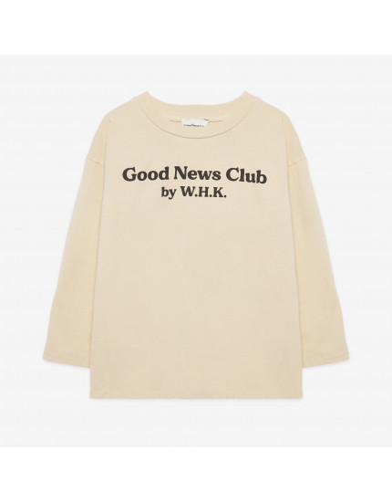 Good News L/S T-shirt Sand 5-6Y