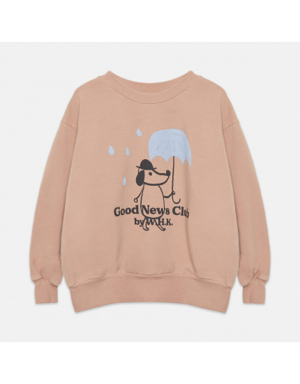 Rainy Dog Sweatshirt Dusty Pink 11-12Y