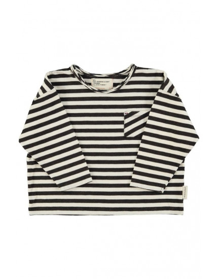 Лонгслів Ecru Black Stripes 10Р