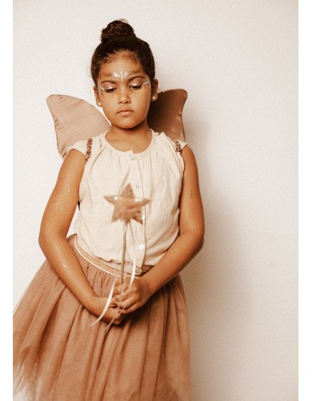 Taupe Frilled Tutu Butterfly 4