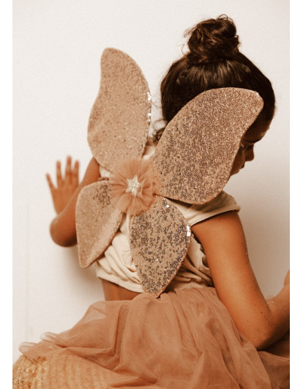 Taupe Frilled Tutu Butterfly 2