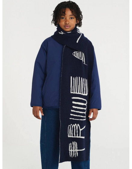 Шарф nº01 Navy Blue  4