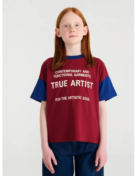 Футболка nº18 Burgundy Red  4
