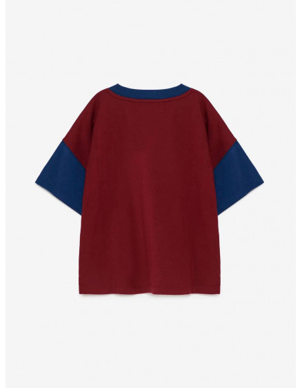 Футболка nº18 Burgundy Red  2