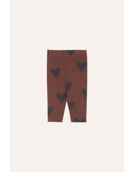 Hearts Brown Baby Leggings 2