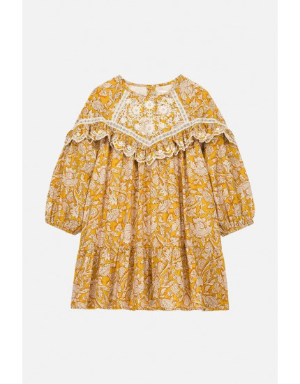 Dress Orana Cambric Honey Mountains Avens