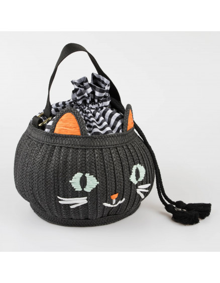 Trick Or Treat Cat Basket Bag 3