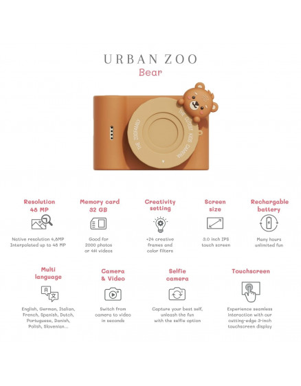 Дитячий аксесуар Urban Zoo Bear 6