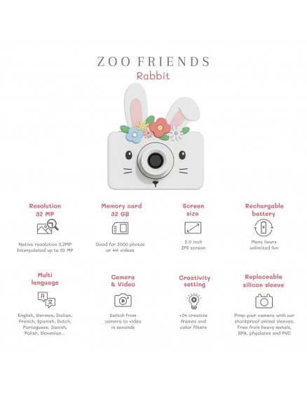 Zoo Friends - Rabbit Flower 2