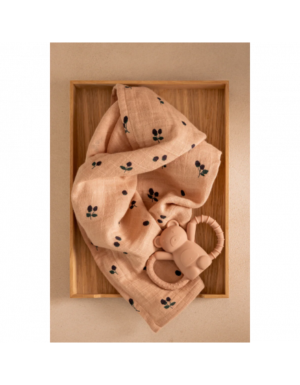 Lewis Muslin Cloth 2-Pack Mini Berry 3