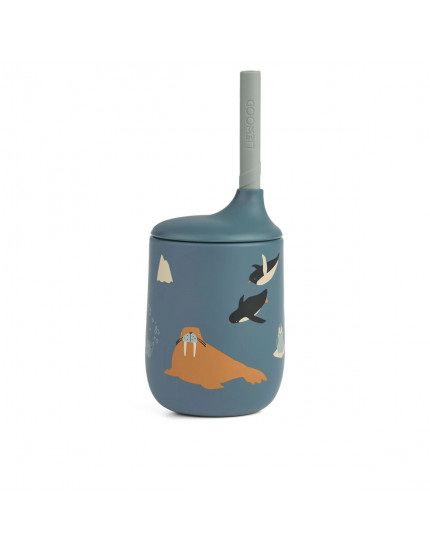 Ellis Printed Sippy Cup 230ml Arctic Sea