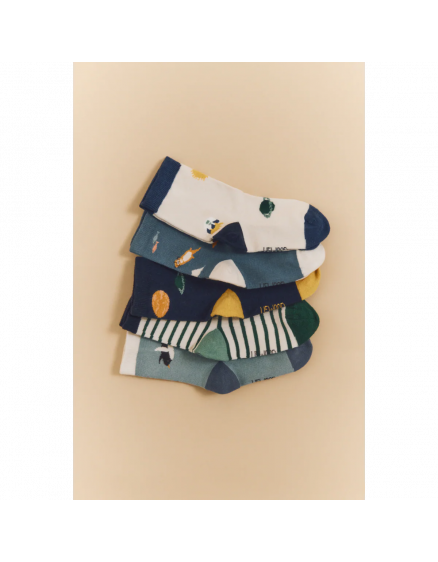 Silas Socks 3-Pack Universe Classic Navy 2