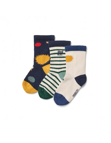 Silas Socks 3-Pack Universe Classic Navy