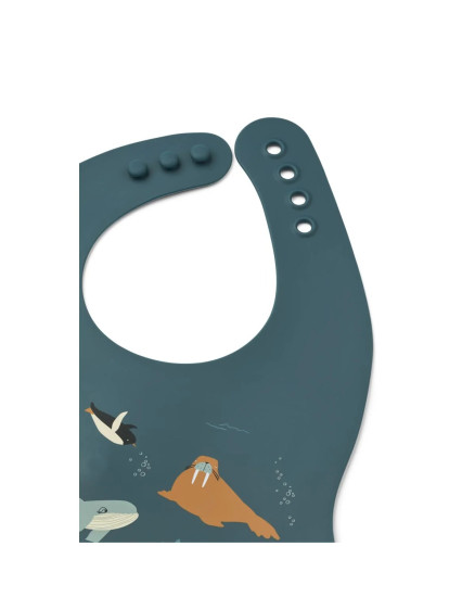 Ember Printed Bib 2-pack Arctic Sea – One Size 4