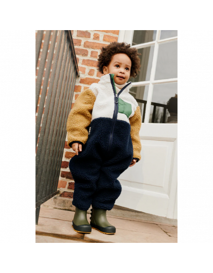 Nolano Pile Jumpsuit Classic Navy Multi 2