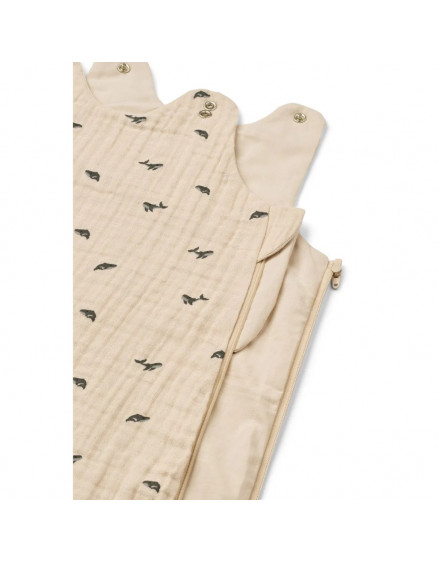 Flora Printed Sleeping Bag Mini Whale  3