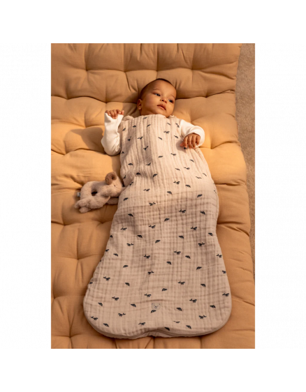 Flora Printed Sleeping Bag Mini Whale  2