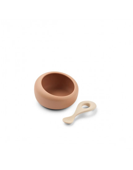 Sparia Bowl w. Spoon Tuscany Rose 