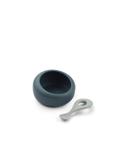 Sparia Bowl w. Spoo6n Whale Blue – One Size