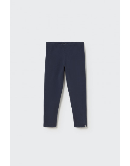 Soft brushed fleece leggings Navy 6Y