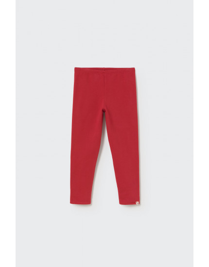 Soft brushed fleece leggings Red Velvet