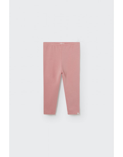 Soft brushed fleece leggings Rose Tea