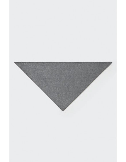 Soft mélange bamboo bandana Grey M