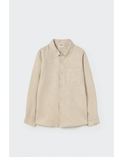 Mélange flannel shirt Stone Turin 4Y