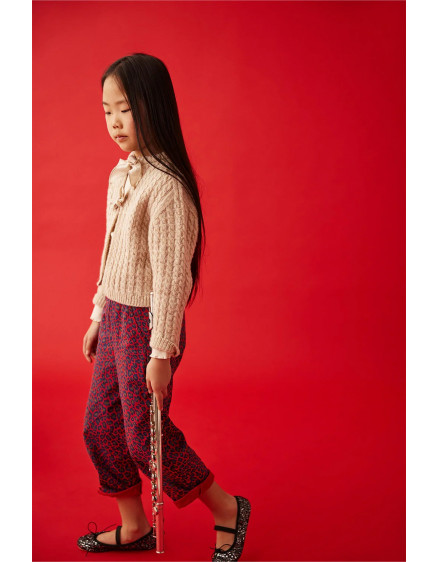 Animal print twill pants Red Velvet Paola 2