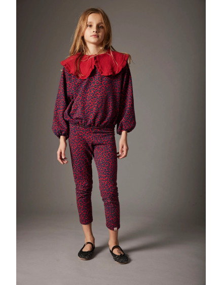 Animal print fleece sweatshirt Red Velvet Genoa 3