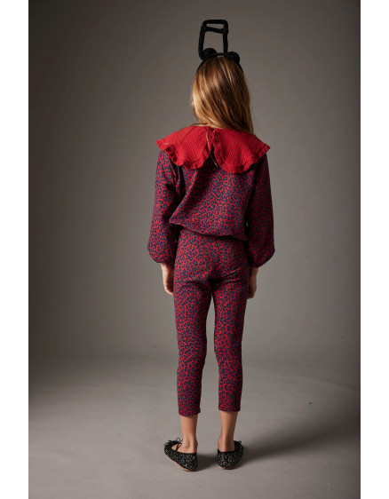 Animal print fleece sweatshirt Red Velvet Genoa 2