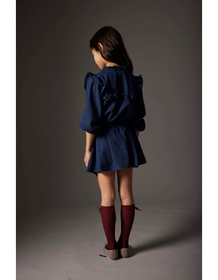 Dobby denim skirt Denim Bali 4