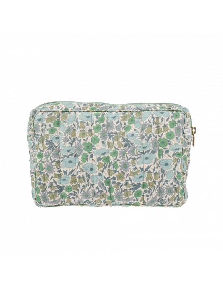 Pouch small Liberty Poppy and Daisy Teal 2