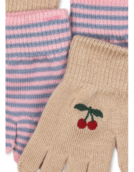 2 Pack Filla Gloves Cherry Stripe 2