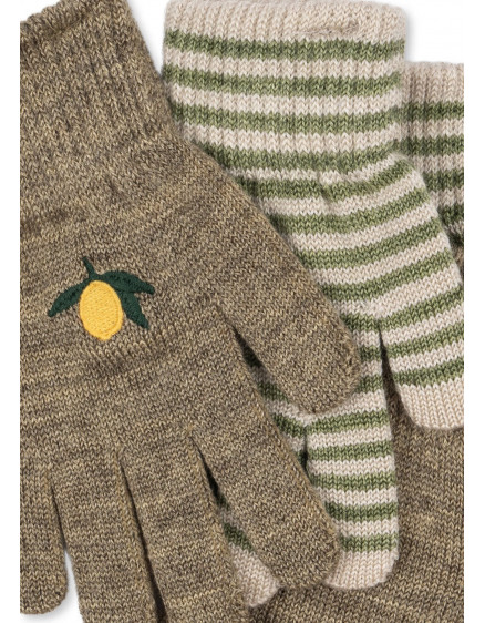 2 Pack Filla Gloves Lemon Stripe 2