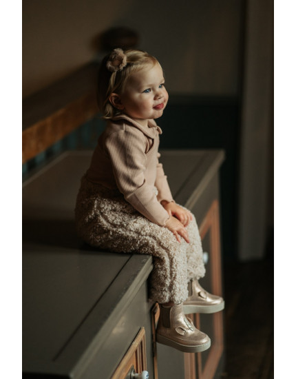 Linnie Trousers Soft Taupe Teddy
